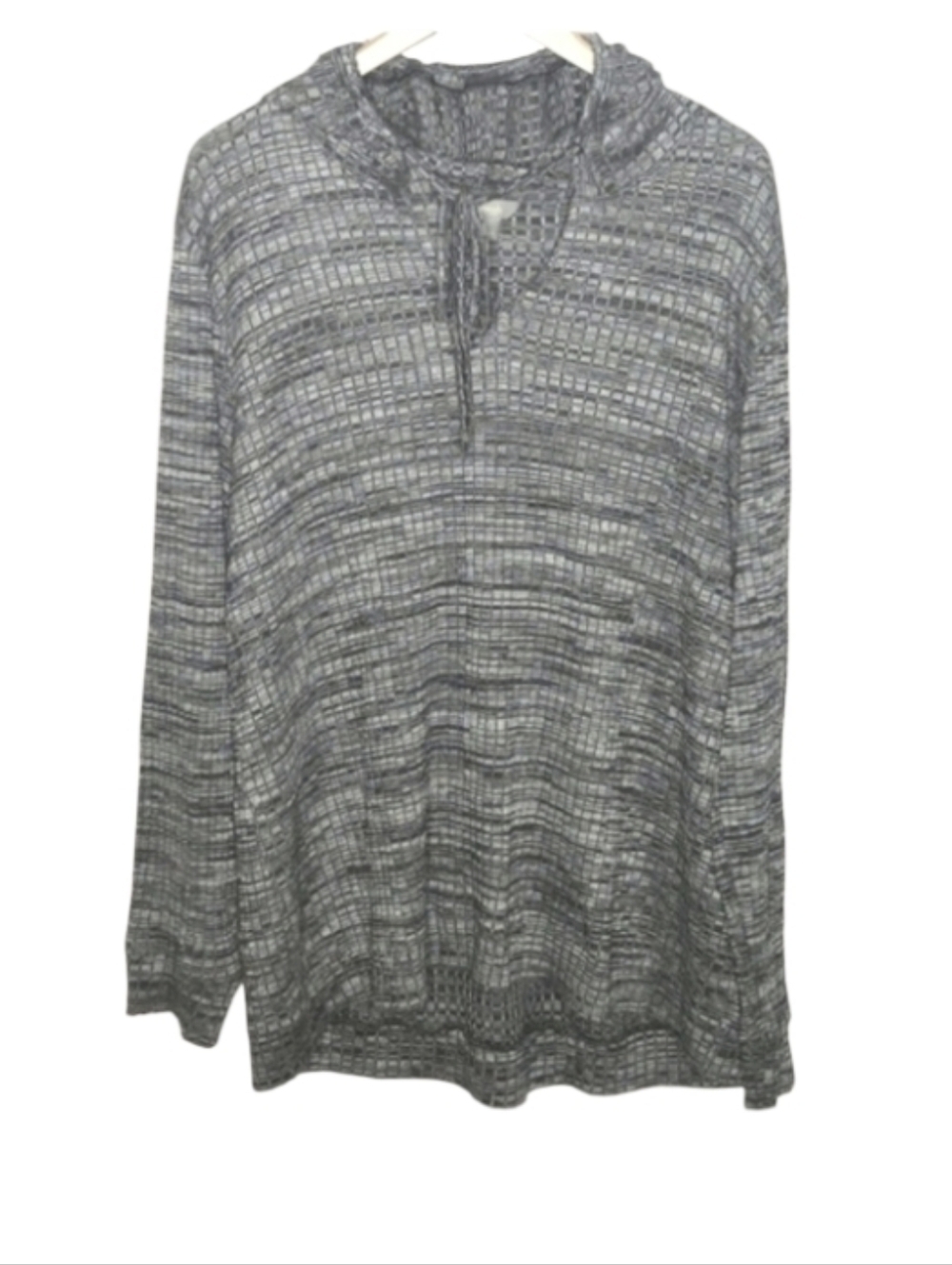 Natural Reflections Gray Hooded Pullover Shirt